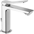 miscelatore lavabo con scarico automatico serie tilt ti075cr cromato ottone