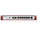 usgflex security gateway 100hp. porte wan/lan 1xgbe poe 30w 7xgbe. 3gbps firewall throughput. wan