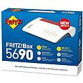 fritz box 5690 router modem integrato aon gpon wifi 7 2. 5gbit lan-wlan e dect