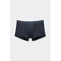 boxer in microfibra con logo uomo blu taglia 4
