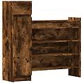 - scarpiera rovere fumo 100 5x28x100 cm in legno multistrato