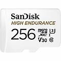 scheda micro sd high endurance 256 gb
