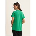 t-shirt comfort fit in jersey con dettagli preziosi bright green donna medium