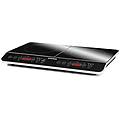 g10047 piastra ad induzione doppia hi-tech chef 3500w display digitale comandi soft-touch vetro