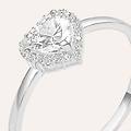 anello solitario claire oro bianco cubic zirconia collezione claire misura 56 oro bianco