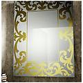 - specchio con decori silver 60x80 cm art 1010-c serie la progetto