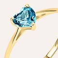 anello solitario am&eacute;lie oro giallo topazio collezione am&eacute;lie misura 54 oro giallo