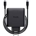 trust. caricabatterie da parete 25527 nero caricatori ritiro gratis