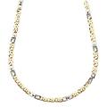 collana uomo oro giallo bianco gl101694