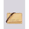 borsa in rafia con lettering