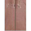 felpa con zip collo alto e fondo asimmetrico fawn donna extra small