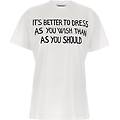 t-shirt stampa 'lettering'