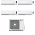 climatizzatore quadri split breva 9+9+9+9 con ex24000-4 r-32 inverter wi-fi optional classe a++