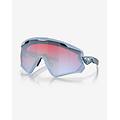 occhiali wind jacket 2. 0 matte transparent stonewash lente prizm snow sapphire iridium