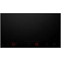 piano cottura a induzione da incasso 90 cm 5 fornelli nero