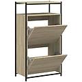 - scarpiera rovere sonoma 60x34x112 cm in legno multistrato