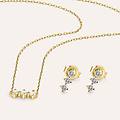orecchini lobo diamade glam oro giallo diamante lab-grown collezione diamade glam oro giallo
