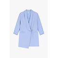 abito blazer con spilla in metallo