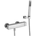 Paffoni Miscelatore Doccia Esterno Con Doccino Serie Level Lec168dcr Cromato Ott