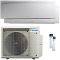 condizionatore emura 3 dual split 18000+18000 btu inverter a+ wifi unità esterna 7. 8 kw