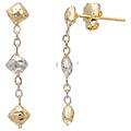 orecchini donna oro bianco giallo gl102015