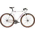 bicicletta fixie wild tracklocross white