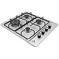 ghem60l43 piano cottura acciaio inox da incasso 60 cm gas 4 fornello(i)