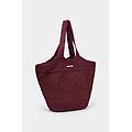 borsa mare con pochette donna bordeaux tu