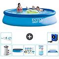- piscina fuori terra in giro 396x84 cm blu include accessori coordinati a1155