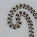 bracciale catena man code acciaio nero collezione man code