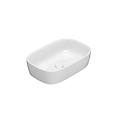 lavabo da appoggio in ceramica 60x40 cm globo genesis ge045bi bianco ceramica