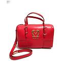 - borsa bauletto donna love con tracolla ecopelle rosso b23mo152 jc4407 media