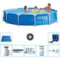 - piscina fuori terra in giro 366x76 cm blu include accessori coordinati a1797