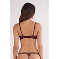 reggiseno balconcino carioca la vie en rose donna bordeaux taglia 2c