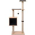 - albero per gatti con tappeto tiragraffi in sisal 123 cm