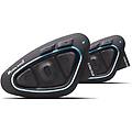 btx2 pro s twin c1414. 05 interfono moto bluetooth doppio auricolari casco impermeabili ipx6