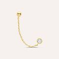 ear cuff bon ton oro giallo cubic zirconia collezione bon ton oro giallo