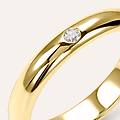 fede classica leggera 3. 6 mm oro giallo diamante collezione fede leggera 750/1000 oro giallo