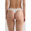 brasiliana senza cuciture in microfibra ultra light donna avorio taglia 2