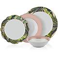 set 24 pezzi tavola rose