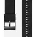 urban5 microfiber strap 24mm accessorio orologio nero unica