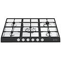 - piano cottura pts726ne5 a gas 5 fuochi gas colore inox