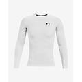 maglia heatgear comp manica lunga bianco l