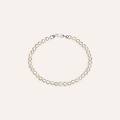 bracciale gabrielle oro bianco perla d'acqua dolce cristallo collezione gabrielle oro bianco