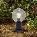 lampioncino dangan trasparente altezza 32 cm vetro metallo