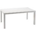 a. capaldo tavolo serie melody in resina antiurto 160x94x74h bianco