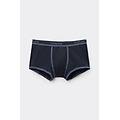 boxer in cotone superior con logo uomo blu taglia 6