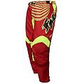 racing pantaloni da bambino moto cross enduro hero 3 rosso giallo taglia l