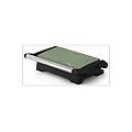 tostiera iridea 1000w piastre antiaderenti da 23 x 14 5 cm apertura a 180&deg; e 105&deg; verde
