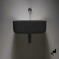 bounce lavabo a incasso 56x35 poliuretano morbido nero codice prod evlaboun